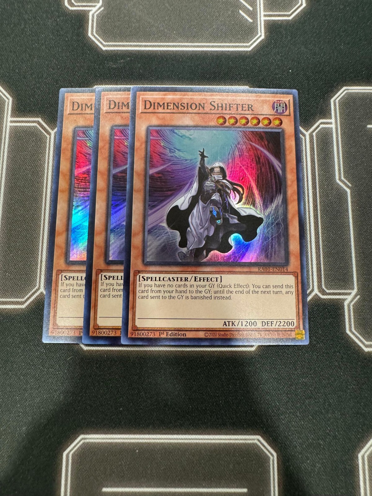 3x YuGiOh! Dimension Shifter RA01EN014 Super Rare eBay