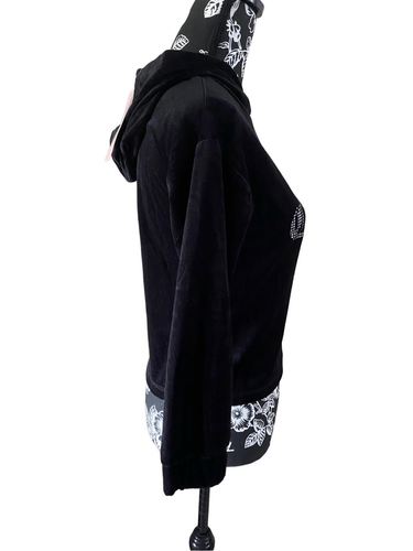 Nwt Juicy Couture Velour Pullover Hooded Sweatshirt - Picture 4 of 13