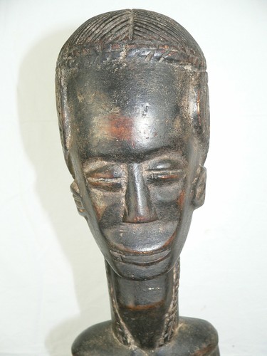 Große Holzfigur aus Afrika Ahnenfigur der Kulango Leute 77 cm groß Holz Figur - Picture 3 of 12
