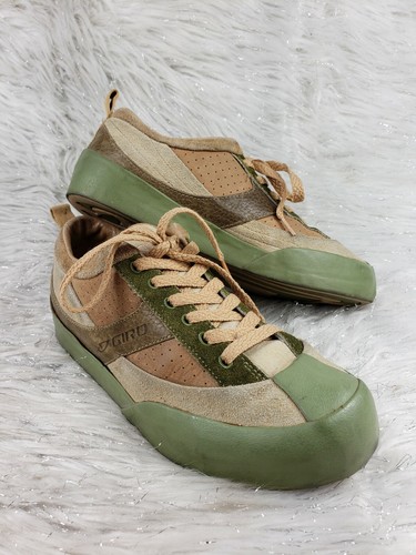 Giro Monte G leather Cycling Bike Bicycle Sneakers Skate Shoes Womens Sz 7 / 37. - Picture 1 of 6