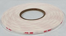 3M 4932 VHB White Double-Sided Acrylic Foam Tape - 1/4" x 36 yds - 25 mil