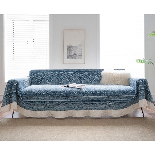 Copridivano Moderno Ruffles Settee Stampato Salotto Divano Coprisedia - Foto 34 di 62