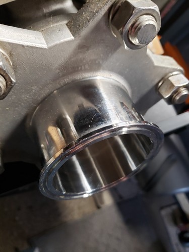 3" Sanitary 316 Stainless Steel Ball Valve, Polished Tri-Clamp Ends - Picture 5 of 15