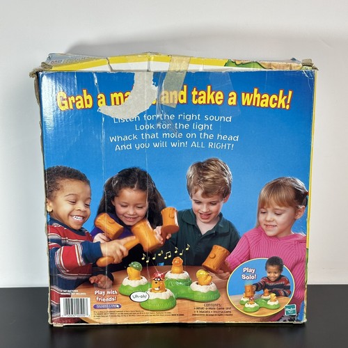 2004 Whac-A-Mole Electronic Game by Milton Bradley W/ 4 Hammers Mallets Works - Picture 5 of 8