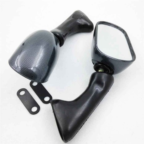 Carbon Rearview Mirrors For Honda CBR 600 F2 F3 1991-1998 / CBR 900RR 1993-1997 - Picture 3 of 5