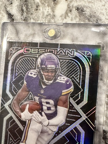 Justin Jefferson Ja’Marr Chase Panini Game Worn LSU Dual Numbered Jersey Patch - Picture 13 of 19