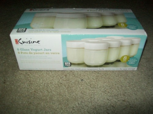EURO CUISINE Glass Yogurt Jars: 8-Piece Set NEW IN BOX - Picture 3 of 4