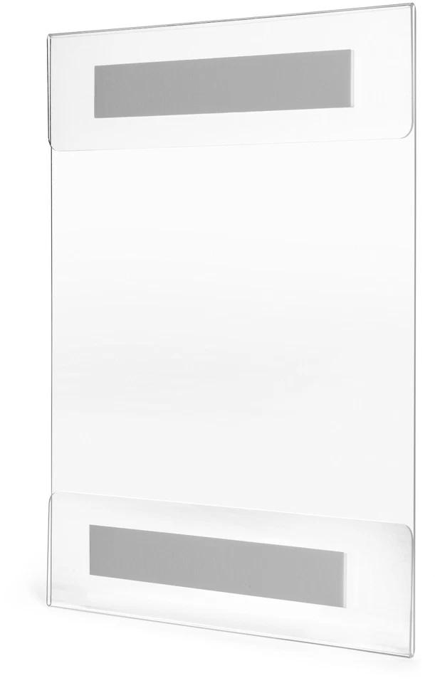 8.5 X 11 Wall Mount Acrylic Sign Holder 6 Pack Tape Clear Plastic Sign Arraview - Image 3 of 4