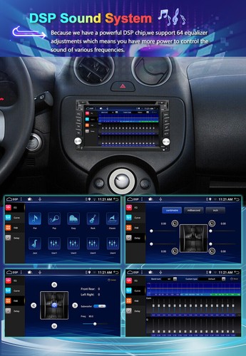 2GB+32GB Doppel DIN Android 14.0 Autoradio GPS Navi DVD CD USB DAB+CarPlay WIFI  - Bild 7 von 18