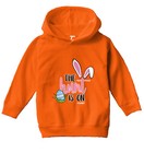 The Hunt Is On - Easter Egg Bunny Rabbit Ears Holiday Toddler/Youth Hoodie