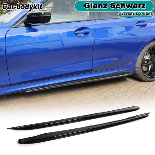 faldones laterales negros brillantes enfoques labio faldones laterales para BMW G20 LCI M-SPORT  - Imagen 1 de 13