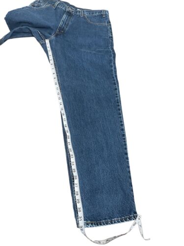 Levi’s Vintage 550 Relaxed Fit Made In USA 100% Cotton Y2K Jeans size Mens 36x32 - Picture 11 of 13