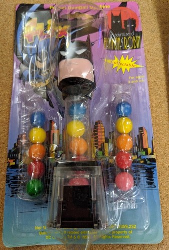 Retired Batman & Robin Flix Gumball Machine Candy Dispenser 1995 Lot Of 2 NIB - Picture 8 of 10