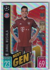 Topps Match Attax Chrome Champions League 21/22 170 Jamal Musiala Refractor