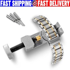 Metal Adjustable Watch Band Strap Bracelet Link Pin Remover Repair Tool Kit US
