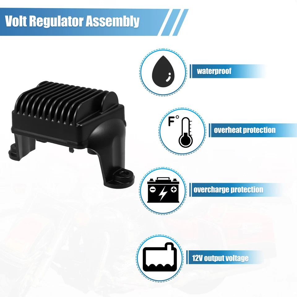 Paquete (1) 74505-09 regulador de voltaje rectificador para Harley-Davidson CVO 2014 Foto 4 de 4