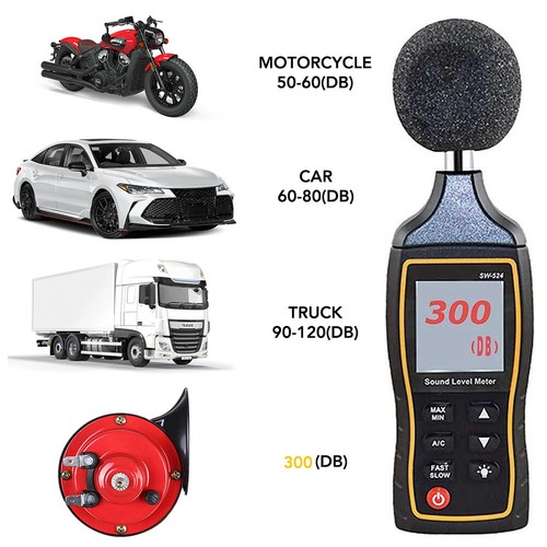 12/24V 300db Car Boat Truck Lorry Loud 2 Super Trumpet Air Horn Universal 2pcs - Picture 8 of 11