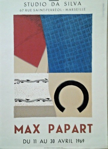 Max PAPART - Estampa Original - Litografía - El Caballero Azul - Picture 4 of 4