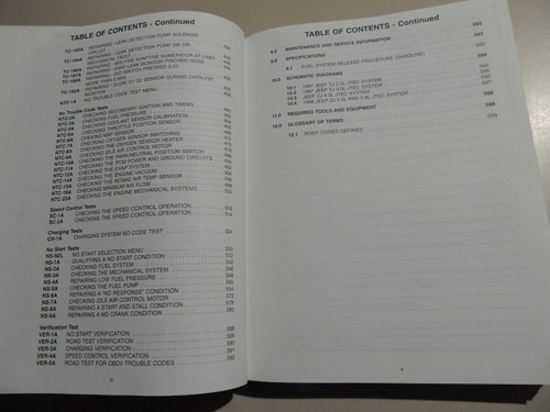 Diagnostic manual Diag Werkstatthandbuch 1997 Jeep Wrangler TJ Grand Cherokee ZJ - Bild 6 von 14