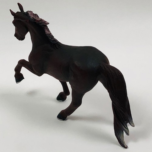 Figura de yegua caballo caminando chocolate Safari Ltd Tennessee 2006 - Imagen 6 de 10