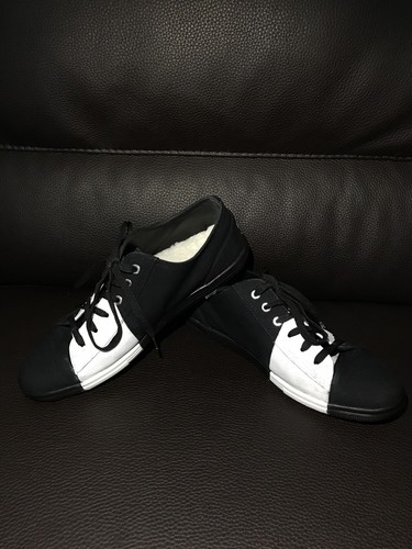 Chanel CC Logo schwarz weiß Tritte Turnschuhe flach Läufer Trainer 40,5 9,5 -10 - Bild 8 von 8