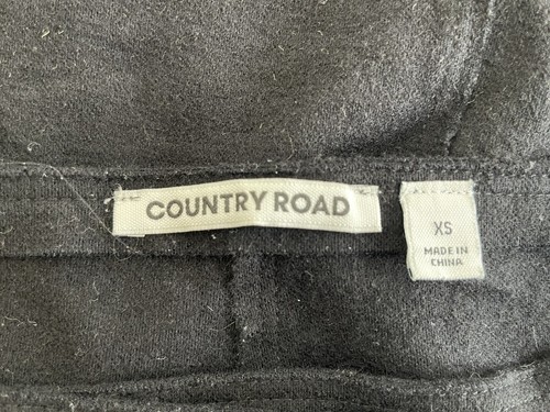 COUNTRY ROAD Black Wool Blend Winter Weight Skirt Size XS - Picture 5 of 7