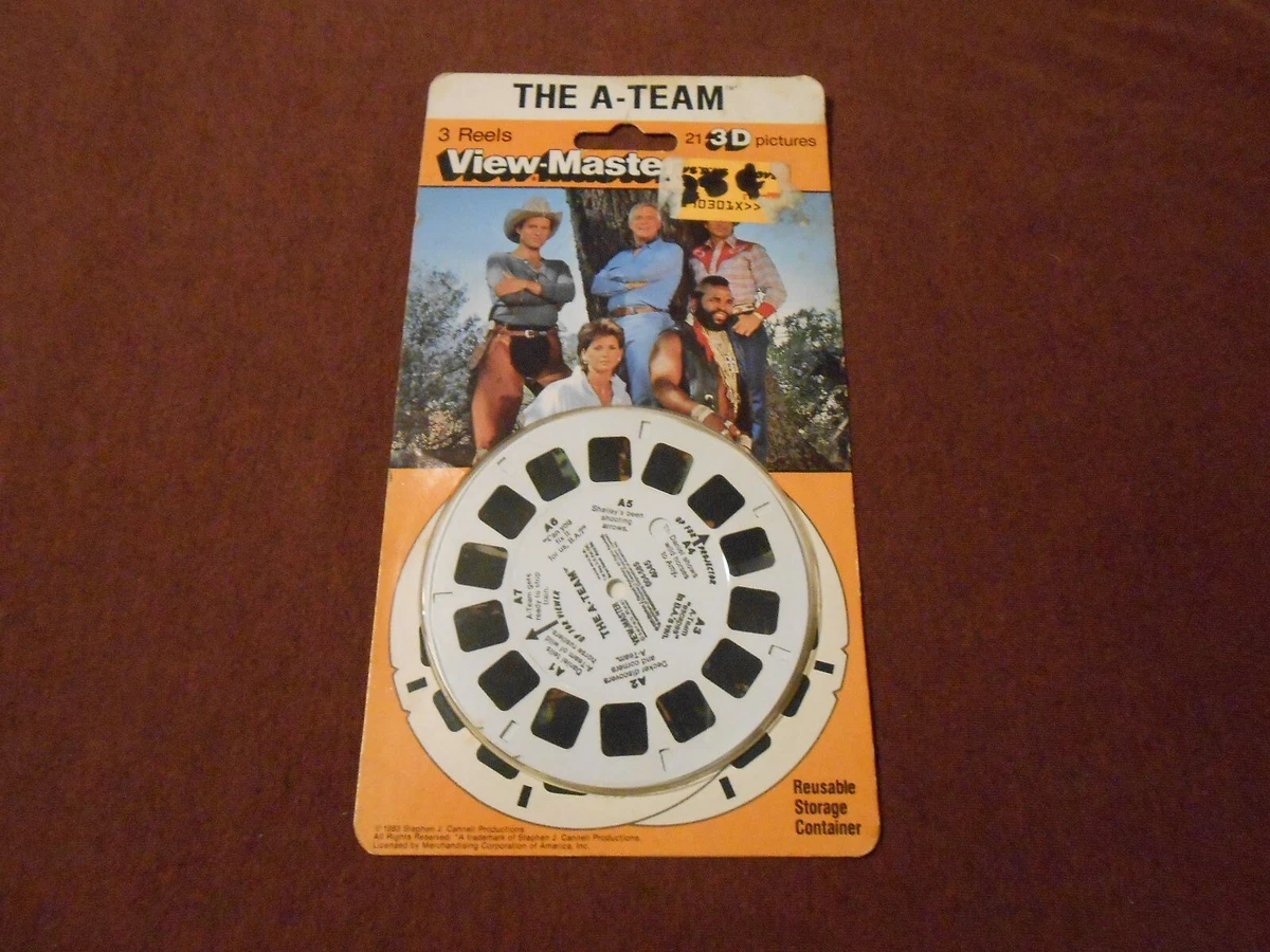 View Master - Reels - Vintage - A-TEAM - TV SERIES - NEW - COMPLETE - RARE