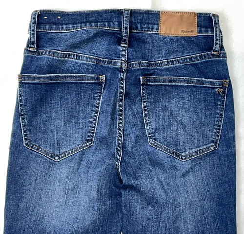 Madewell Damen 10" High Rise Skinny blau Jeans Knopfleiste Größe 26 Schrittlänge 27 - Bild 4 von 9