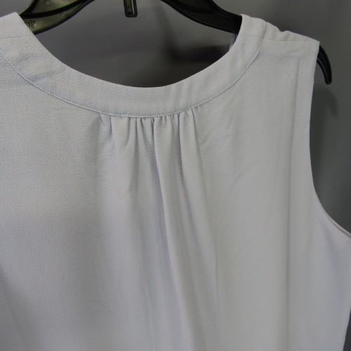 Blusa smanicata testurizzata Rose+Olive Career donna taglia M top camicia fluida - Foto 8 di 12