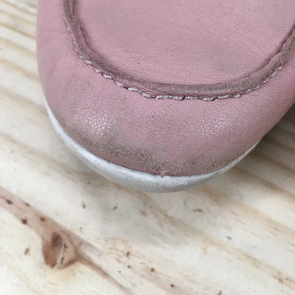 FitFlop Shoes Womens 6 Serene Mules Slip On Flats Comfort Pink Faux Leather - Image 3 of 4