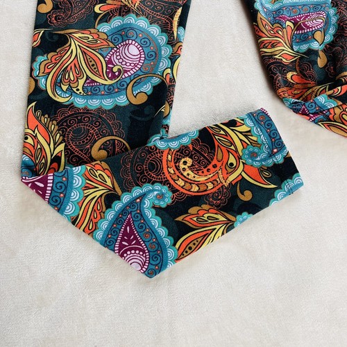 LulaRoe Women’s One Size Multi Color Printed Soft Stretch Leggings O10 - Picture 2 of 6