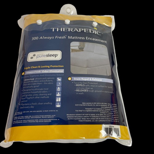 Therapedic 300-Fadenzahl Zwilling 39""x75"" Matratzengehäuse Neu aus altem Lagerbestand - Bild 2 von 5
