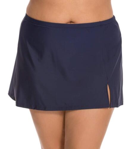 SWIM SOLUTIONS Swim Skirt Navy Blue Plus Size 18W $59 - NWT