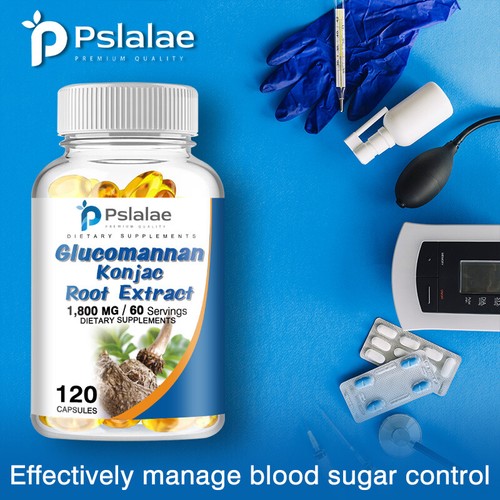 Glucomannan Konjak Wurzelextrakt – Unterstützung Beim Abnehmen, Appetitzügler - Bild 4 von 8