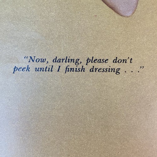 Alberto VARGAS Esquire Playboy PINUP PRINT Sexy Blonde “Don’t Peek Until…” VNTG - Picture 3 of 6