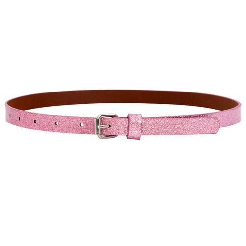 Childrens Faux Leather Skinny Belts Kids Belt Girls Glitter Waist Belt Strap ☑ - Picture 13 of 16