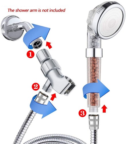1x Aquadon Shower Hero Duschbrause Duschkopf aufgeladene Dusche Neu - Bild 4 von 16