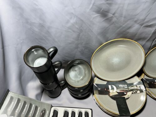 Das Perfekte Dinner Komplett Service Geschirr Tasse Messer Teller Glas Besteck - Bild 3 von 13