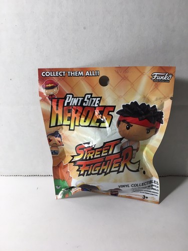 FUNKO Street Fighter Pint Size Heroes Mini-Figure Blind Pack & RYU Hot Wheel Car - Picture 2 of 7