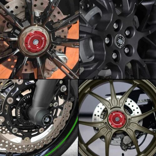 For Ducati Streetfighter V2 / V4 Front Rear wheel Spindle Crash Protection 21-23 - Picture 16 of 16
