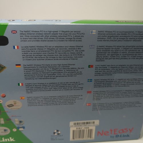 Neteasy By D-Link DRC-500 Wireless PCI Network Adapter For Desktop NetNIC 11Mbps - Picture 15 of 19