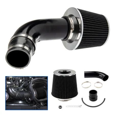 3'' Car Auto Cold Air Intake Filter Alumimum Induction Kit Pipe Universal Black
