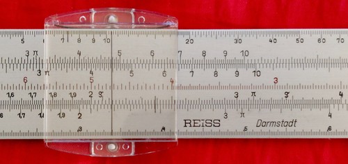 Vintage DDR REISS Progress 3223 aus 1960ern DAW Rechenschieber aus Aluminium - Bild 3 von 3