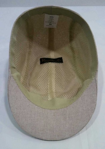 Coppola Mütze Gänseschnabel Sommer 100% Leinen hell Made in Italy - Bild 4 von 4