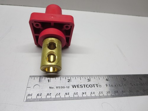 Marinco//Advanced Devices Inc, CL40FRB-C (rojo), receptáculo eléctrico, hembra, 600 V, 400 A - Imagen 2 de 8