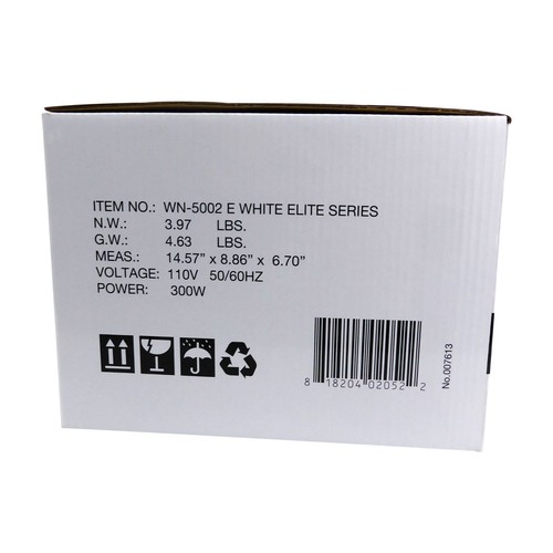 Waxness Professional Double Wax Heater WN-5002 E White Elite Series 2 X 1 lb - Picture 11 of 14