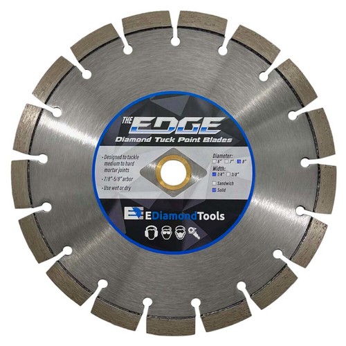Diamond Tuck Point Blades For Mortar, Single Blade, 10mm Segment Height, Wet/Dry - Picture 33 of 37