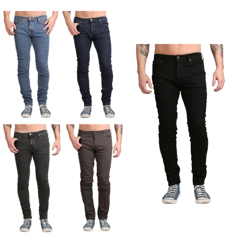 JACK & JONES men's jeans pants stretch slim skinny in 5 colors and 3 models NEW