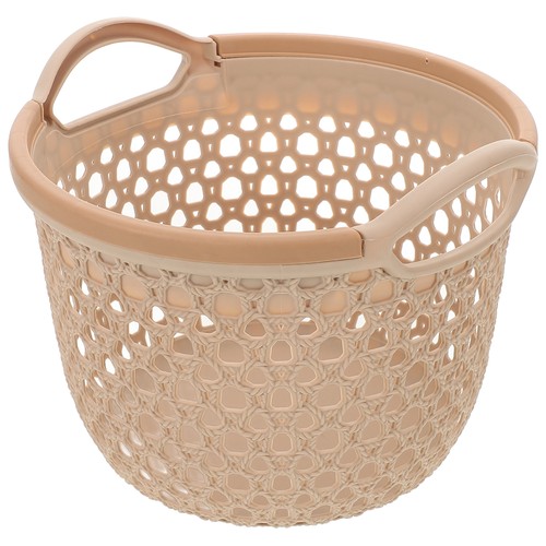 2 PIEZAS Cesta de Almacenamiento Impermeable Compras Plástico Portátil Tejido Baño - Imagen 10 de 12