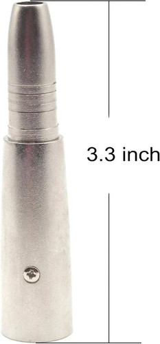 Devinal Confezione 3 Adattatore XLR Maschio a 1/4 Pollice Femmina, Audio Compatibile TS/TRS Nuovo - Foto 2 di 5